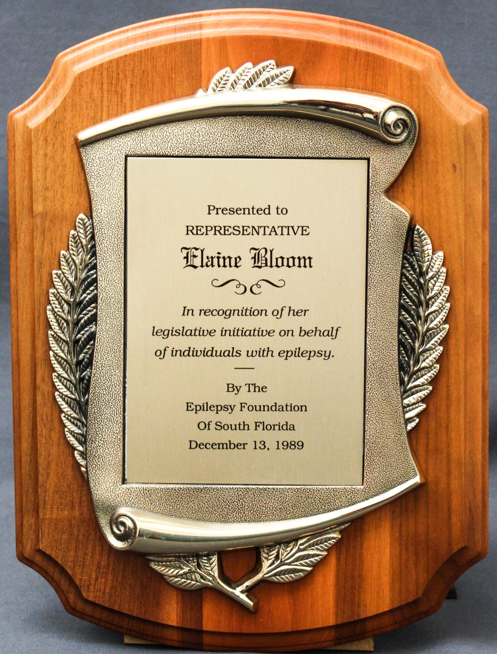 لوح تقدیر انگلیسی