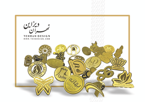 بج سینه طلایی مات و براق